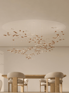 Leaf Twisted Sculptural Customize Chandelier - Support Customized DrawingsBlushlighting