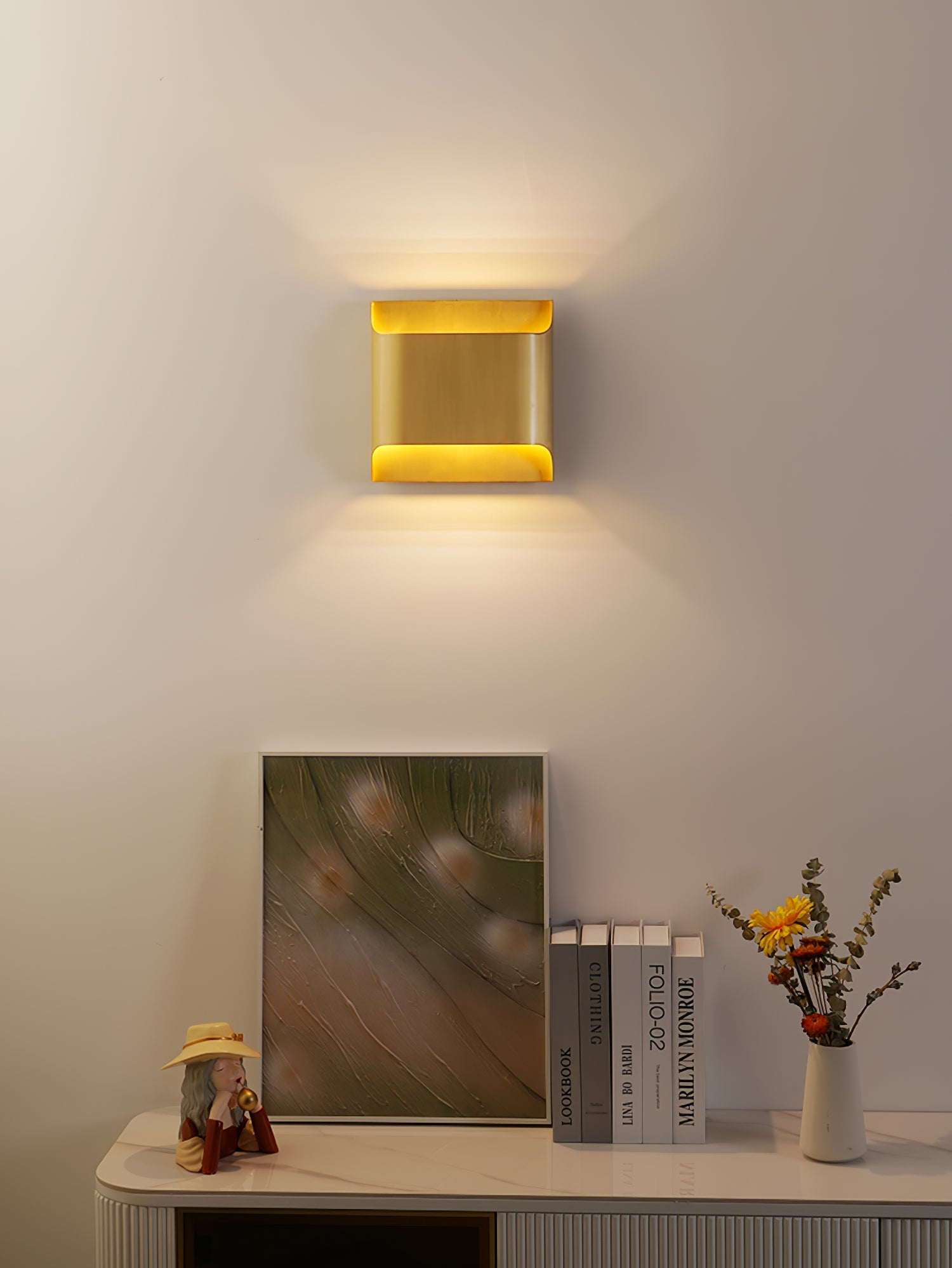 Leclerc Wall Lamp - ∅ 9.8″ x H 9.8″ / Dia 25cm x H 25cmBrassBlushlighting