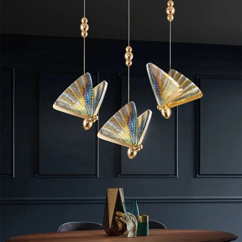 Led Butterfly Pendant Lights-Pendant Lights-Blushlighting-Blushlighting