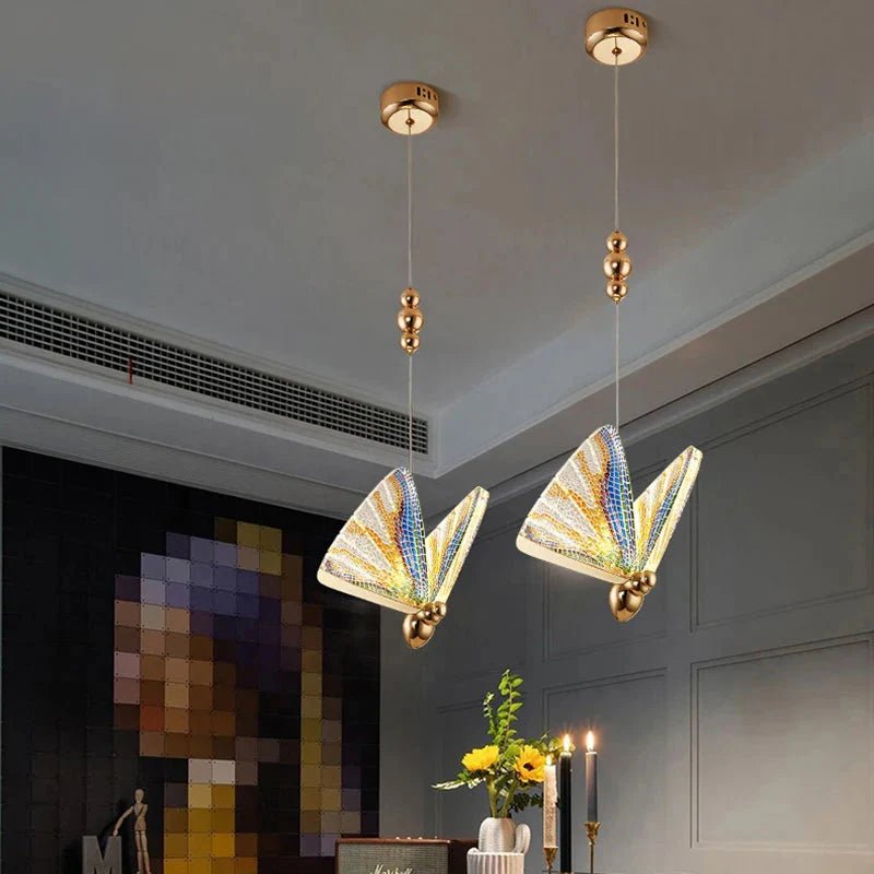 Led Butterfly Pendant Lights-Pendant Lights-Blushlighting-Blushlighting
