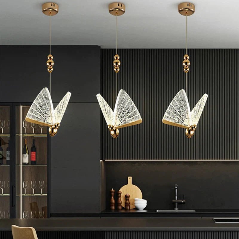 Led Butterfly Pendant Lights-Pendant Lights-Blushlighting-Blushlighting