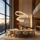 LED Rod Chandelier - Φ2000*H750mmBlushlighting