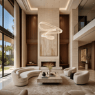 LED Rod Chandelier - Φ2000*H750mmBlushlighting