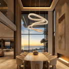 LED Rod Chandelier - Φ2000*H750mmBlushlighting