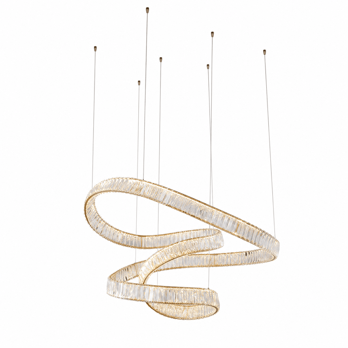 LED Rod Chandelier - Φ1000*H750mmBlushlighting