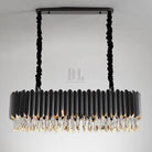 Legance Dining Room Chandelier, Black-Blushlighting-Blushlighting