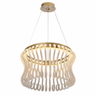 Lennox Glass Round Chandelier 21.6"D - Ø21.7" × H14.6" (Ø55 × H37 cm)Blushlighting