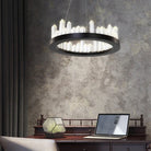 Leti Crystal Round Chandelier-