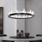 Leti Crystal Round Chandelier-