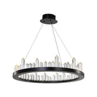 Leti Crystal Round Chandelier-