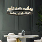 Leti Crystal Round Chandelier-