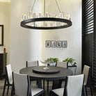 Leti Crystal Round Chandelier-