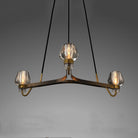 Letitia Crystal Chandelier 3 Light - Blushlighting