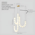 Lexi Modern Acrylic Orb Chandelier - Warm white 3000KBlushlighting