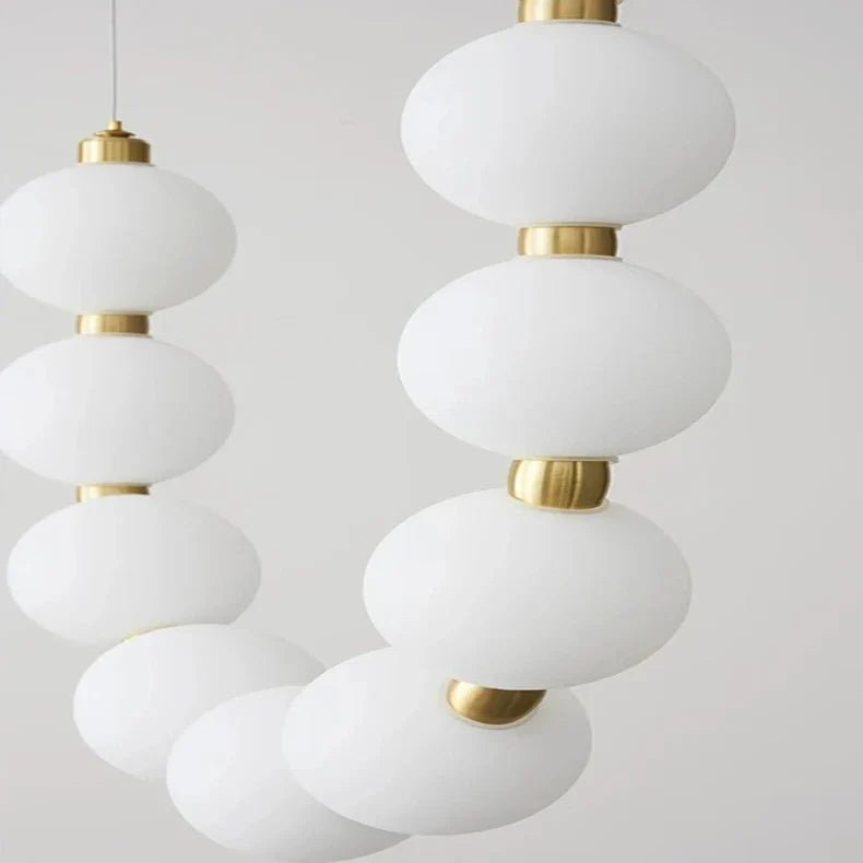 Lexi Modern Acrylic Orb Chandelier - Warm white 3000KBlushlighting