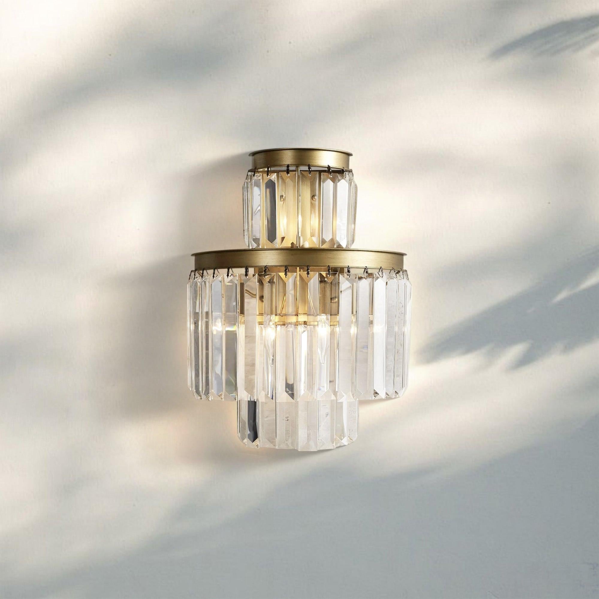 Leyland 3-Light Wall Sconce-Brass-