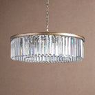 Leyland Crystal Round Chandelier - BrassBlushlighting