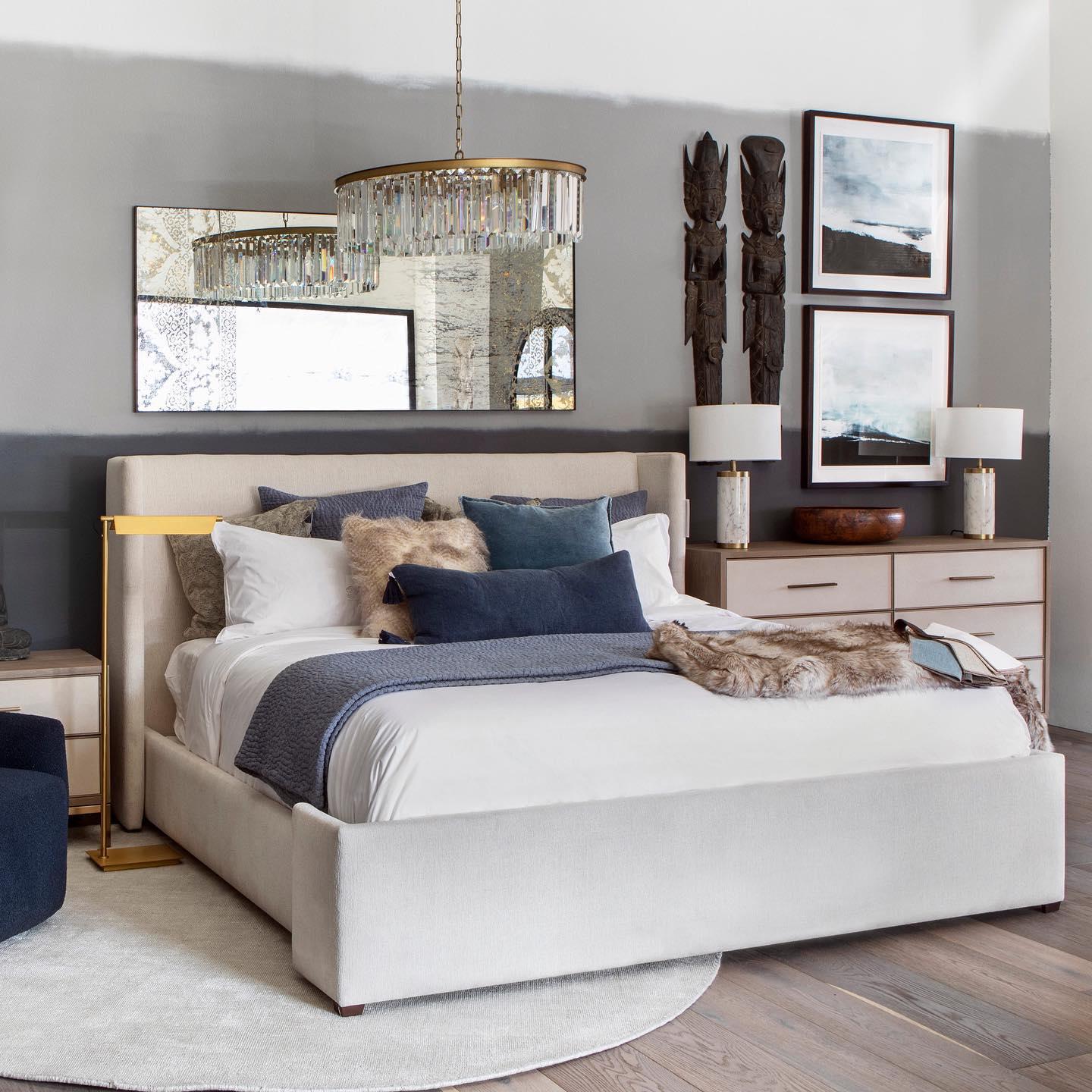 Leyland Crystal Round Chandelier - BrassBlushlighting