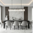 Leyland Rectangular Chandelier 60''72'' - 60''BronzeBlushlighting