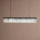 Leyland Rectangular Chandelier 60''72'' - 60''BlackBlushlighting