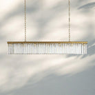 Leyland Rectangular Chandelier 60''72'' - 72''BrassBlushlighting