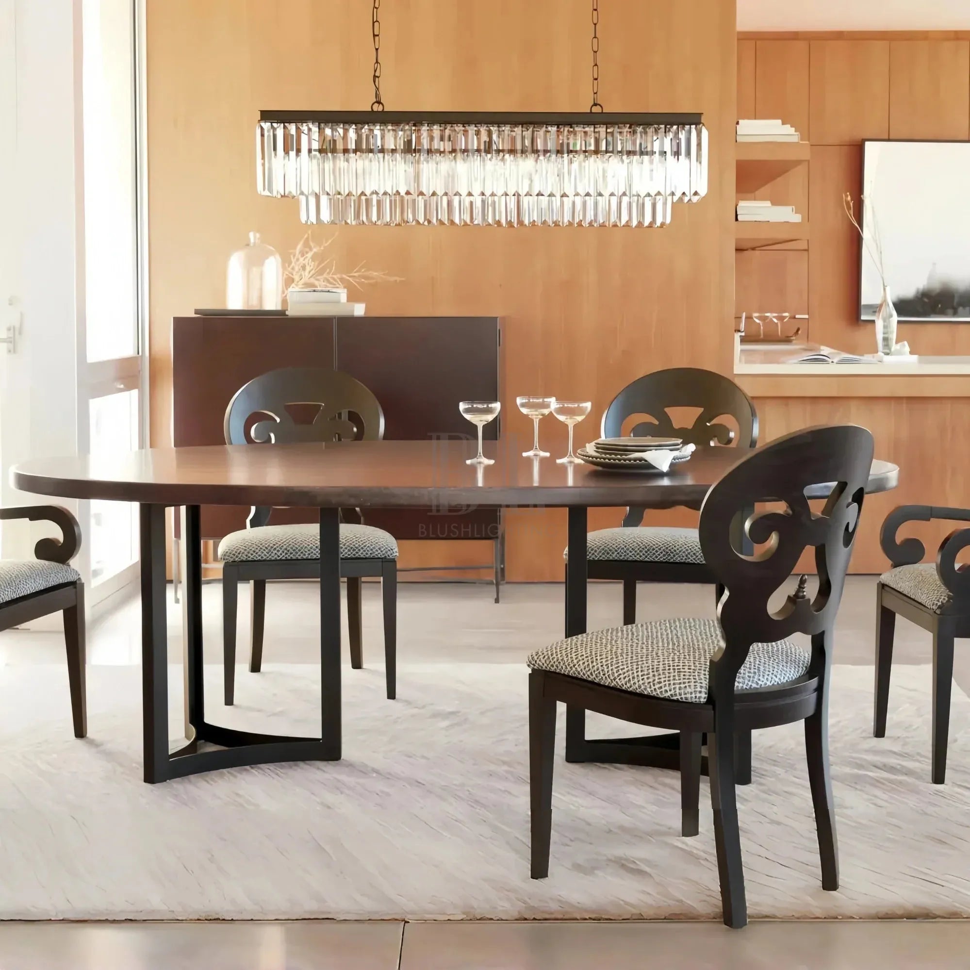 Leyland Rectangular Chandelier 60''72''-