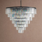 Leyland Tiered Round Chandelier - 7-Tier 60″ WBlackBlushlighting