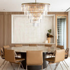 Leyland Tiered Round Chandelier - 7 - Tier 60″ WBronzeBlushlighting