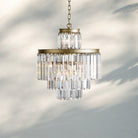 Leyland Tiered Round Chandelier Lighting - 11 - Light 20.5''Antique BrassBlushlighting