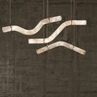 Liberty Curved Pendant Alabaster Chandelier, Pendant Light Over Dining Table-Blushlighting