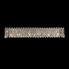 Light Luxury Crystal Beads Drum Collection Flush Mounted/Rectangle/Round Chandelier - Linear Wall Light/L25.2"*W4.33"*H6.3"Chrome Finish+Stainless Steel LeavesBlushlighting