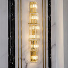 Light Luxury Crystal Layered Wall Lamp - Blushlighting