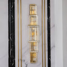 Light Luxury Crystal Layered Wall Lamp - Blushlighting