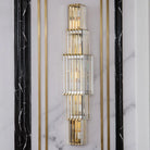 Light Luxury Crystal Layered Wall Lamp - Blushlighting