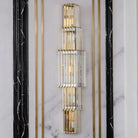 Light Luxury Crystal Layered Wall Lamp - Dia 7.9″(20cm) x H 31.5″(80cm)Blushlighting