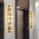 Light Luxury Crystal Layered Wall Lamp - Blushlighting