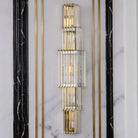 Light Luxury Crystal Layered Wall Lamp - Blushlighting