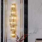 Light Luxury Crystal Layered Wall Lamp - Blushlighting