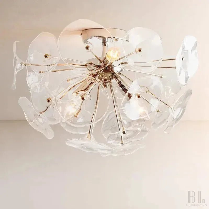 Lily Flushmount - BrassBlushlighting
