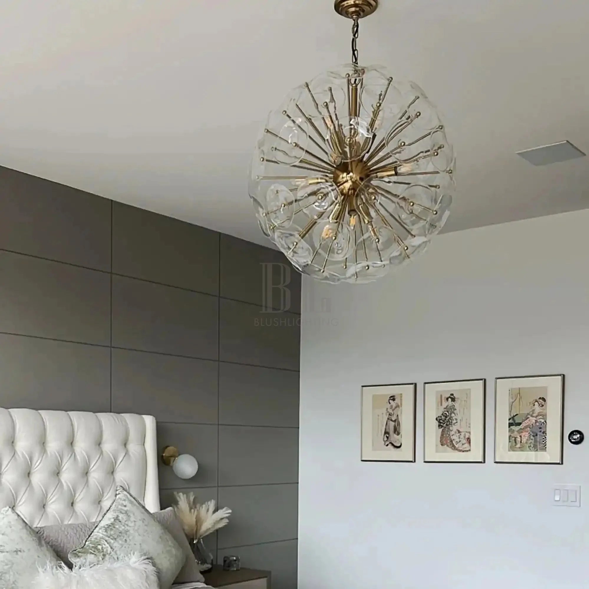 Lily Round Chandelier 8/10/19 Light - Blushlighting