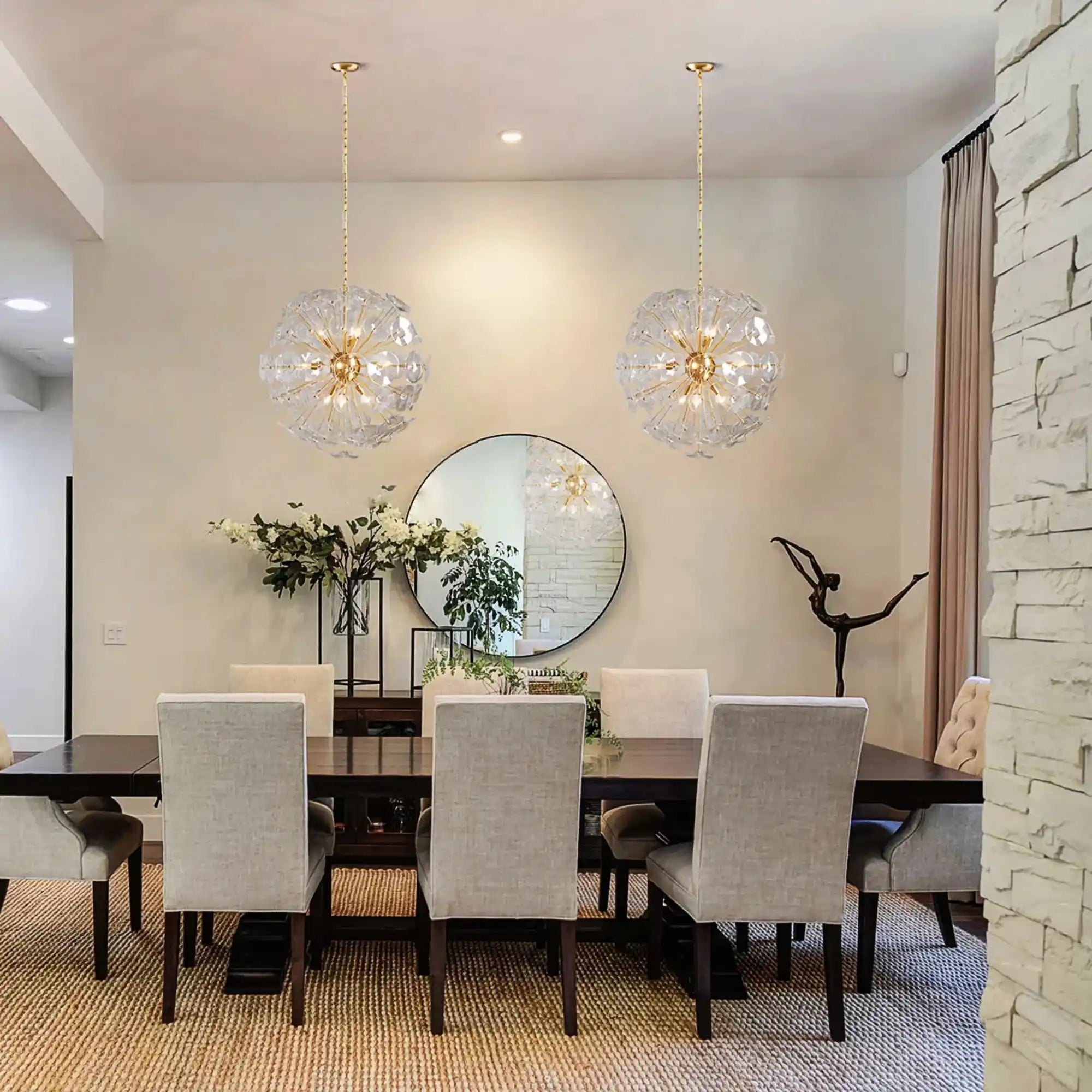 Lily Round Chandelier 8/10/19 Light - Blushlighting