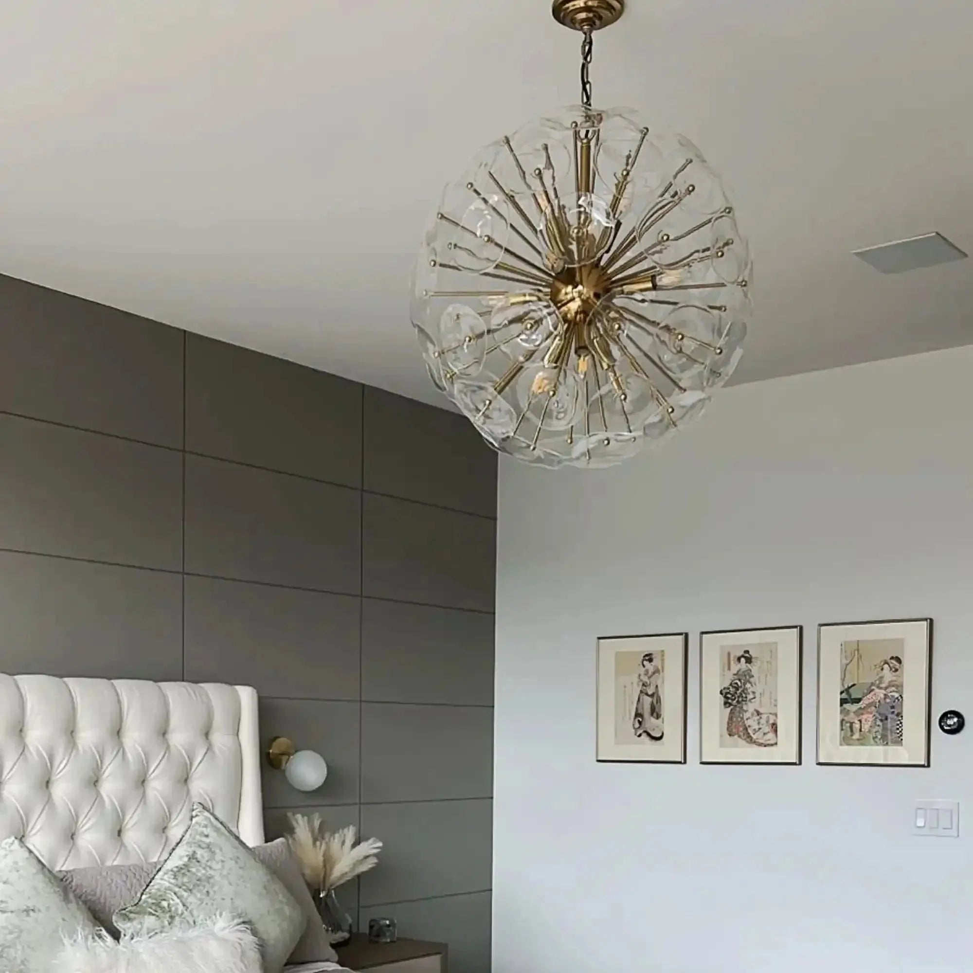 Lily Round Chandelier 8/10/19 Light - 10 - LightBrassBlushlighting