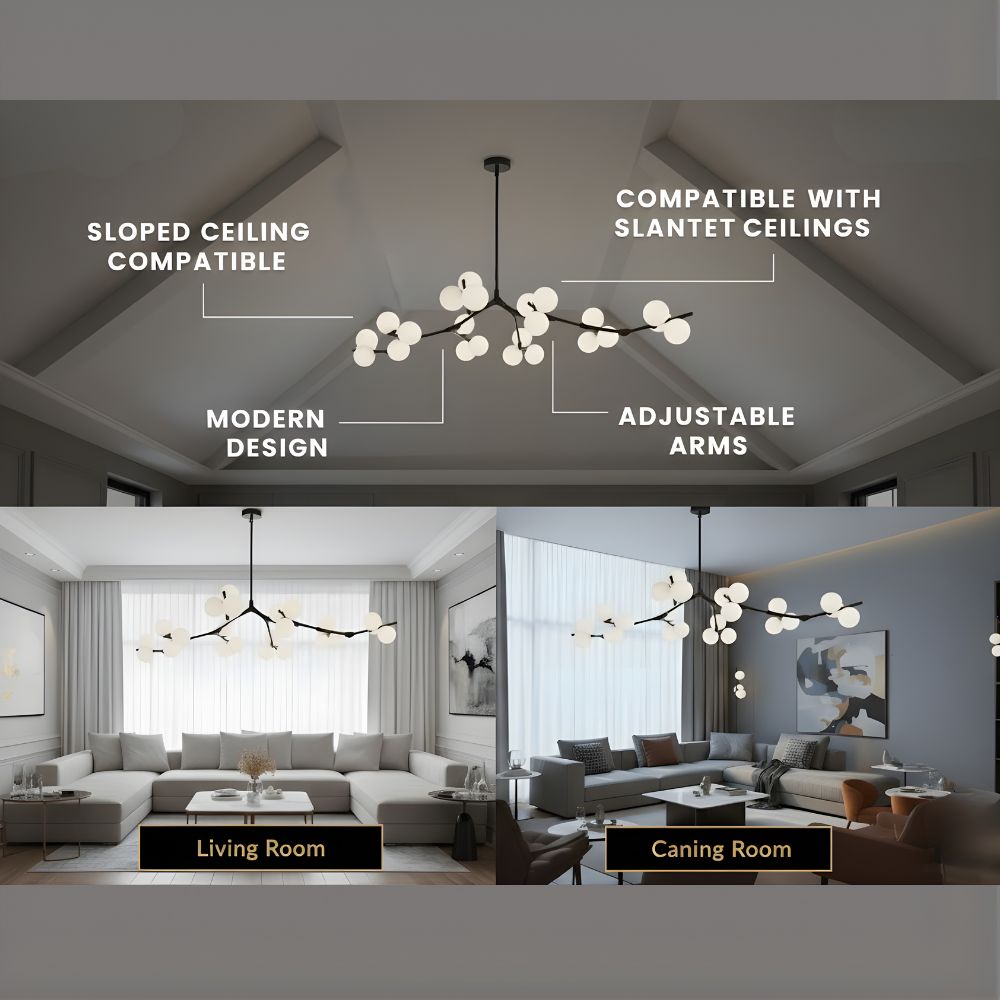 Modern Tree Branch Ceiling Light Fixture Seus Lighting