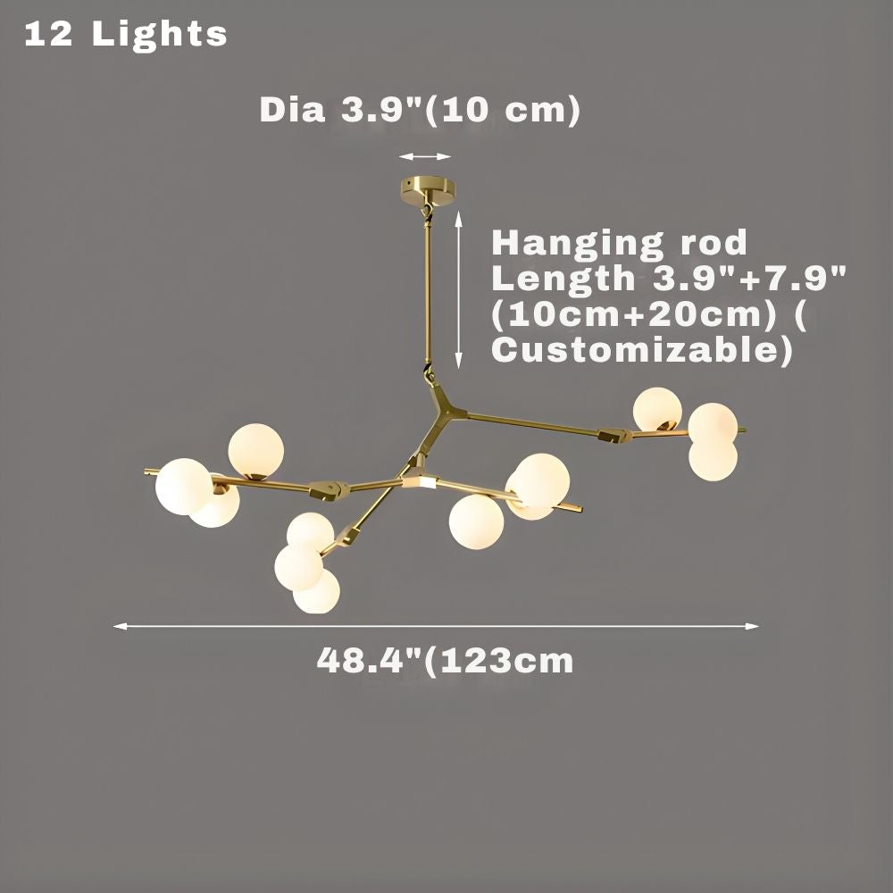 Modern Tree Branch Ceiling Light Fixture Seus Lighting