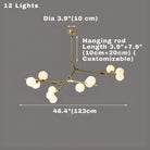 Modern Tree Branch Ceiling Light Fixture Seus Lighting