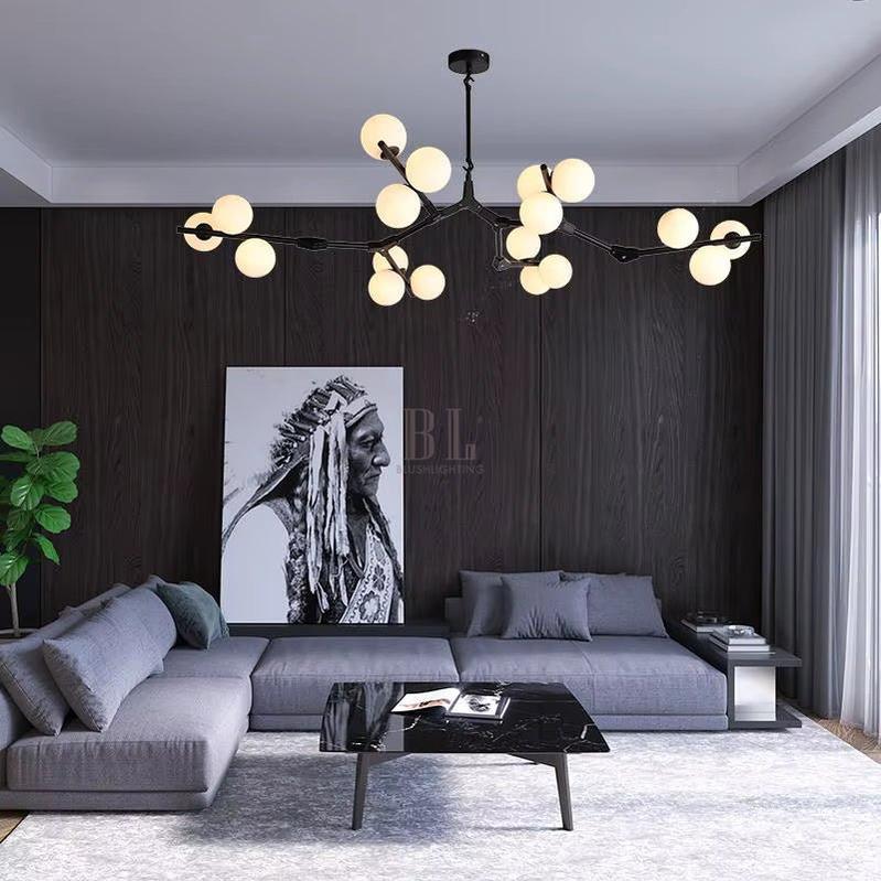 Lio Modern Tree Branch Ceiling Light Fixture - Gold48.4"(123cm)Warm Light 3000KBlushlighting