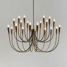 Liona Large Brass Candelabra Chandelier Light-