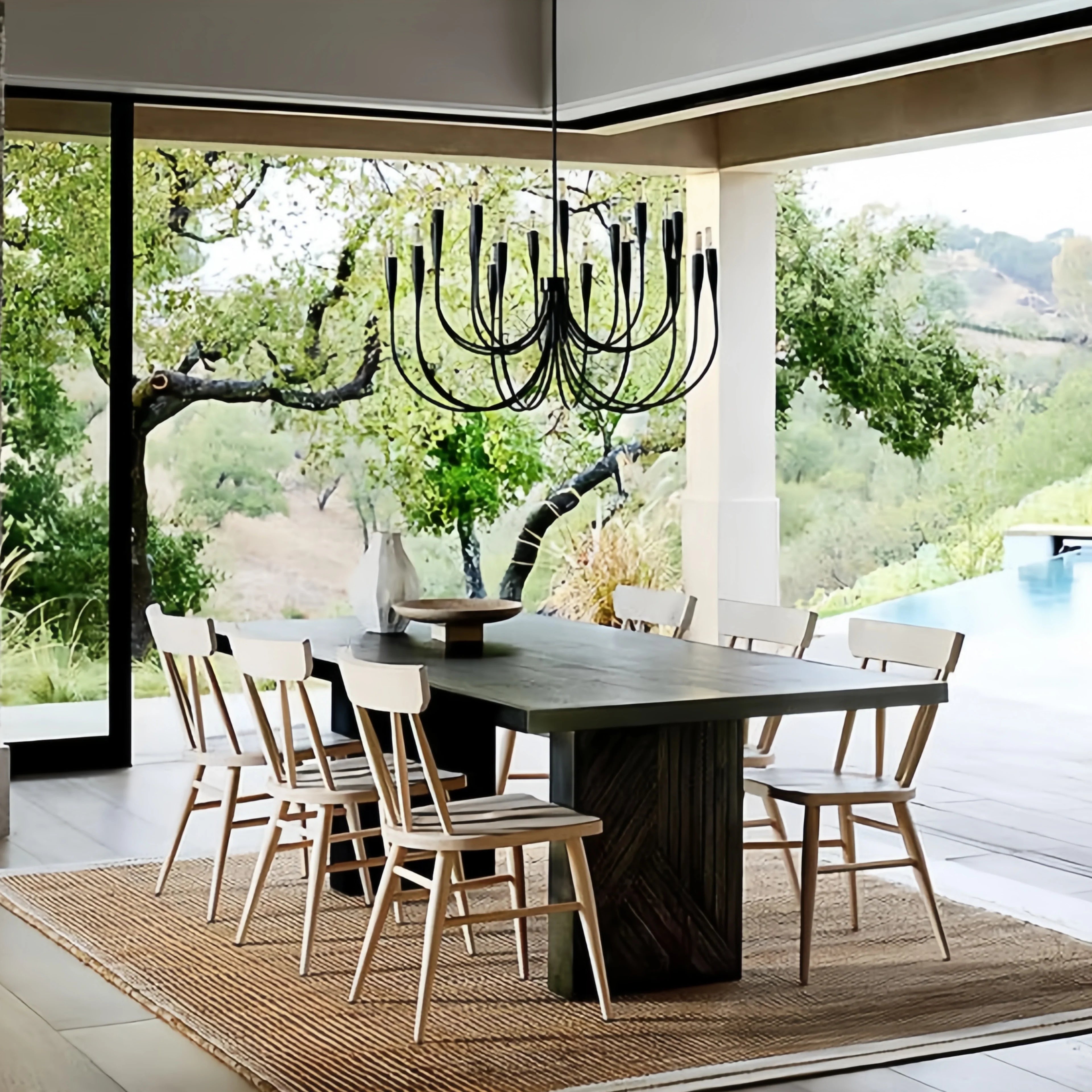 Liona Large Brass Candelabra Chandelier Light-