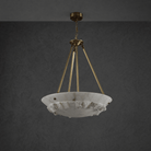 Lithmora Modern Brass Alabaster Pendant Light - D400Blushlighting