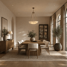 Lithmora Modern Brass Alabaster Pendant Light - D400Blushlighting